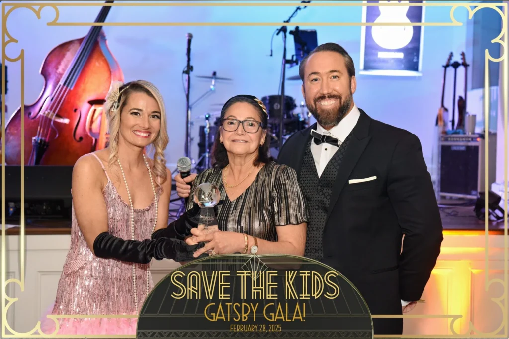 Save The Kids Foundation’s 2025 Disruptor of the Year award presentation.